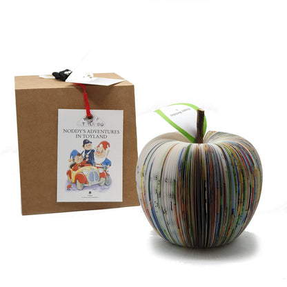 Noddy book apple displayed beside original book