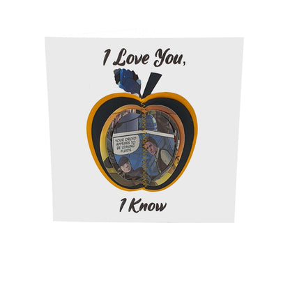 Star Wars Card featuring handmade 3D book page design