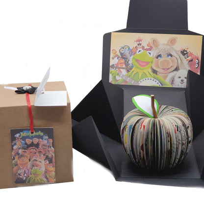 Muppet Apple presented in luxury gift box, personalised end of term teacher gift