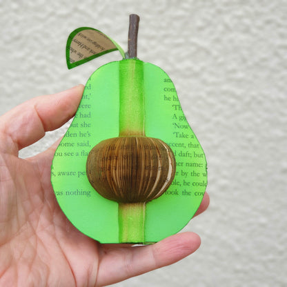 Handmade book avocado presented in luxury gift box ready for gifting