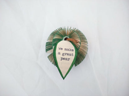 Handmade book pear presented in luxury gift box, ready for gifting